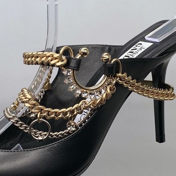 Jimmy Choo JEAN PAUL GAULTIER Bing 90MM Mules size 37.5 - Picture 12 of 16